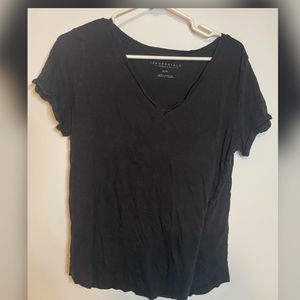 Black Aeropostale Basic Tee Size Medium